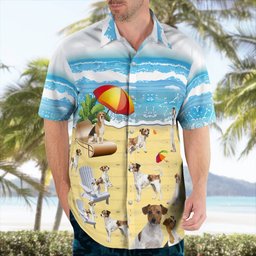 Jack Russell Terrier AOP Hawaii Shirt