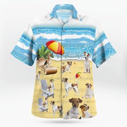 Jack Russell Terrier AOP Hawaii Shirt
