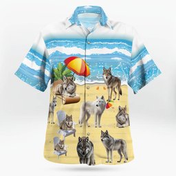 Wolf AOP Hawaii Shirt