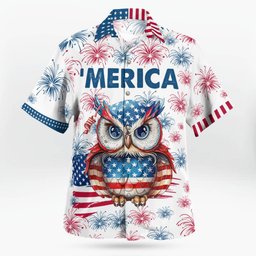 Owl AOP Hawaii Shirt