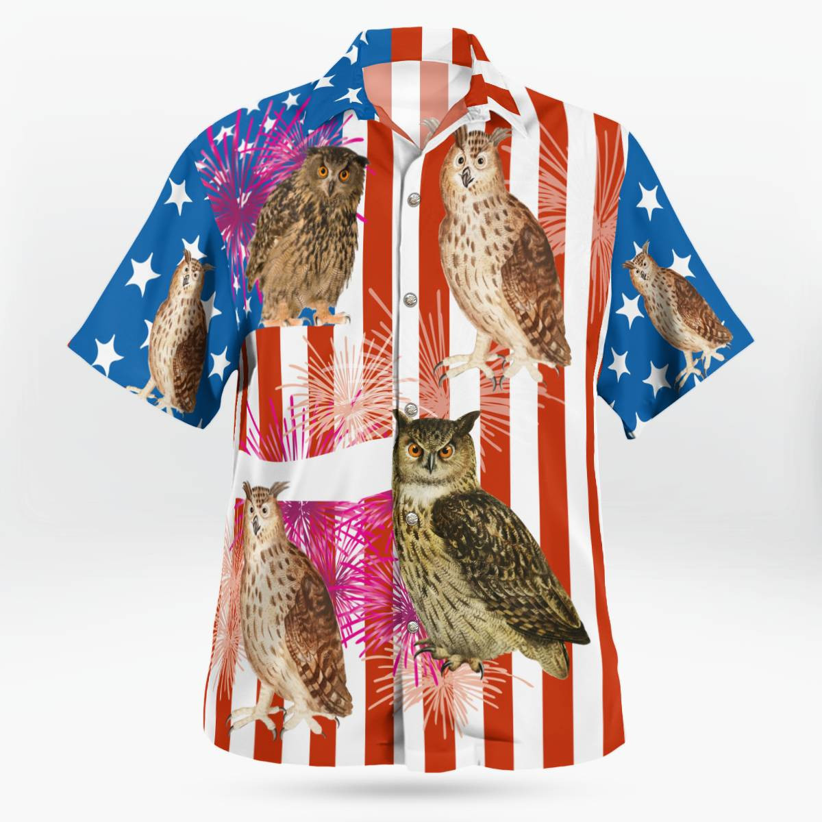 Owl AOP Hawaii Shirt