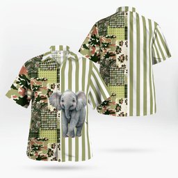 Elephants AOP Hawaii Shirt