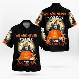 Alaskan Malamute Halloween AOP Hawaii Shirt