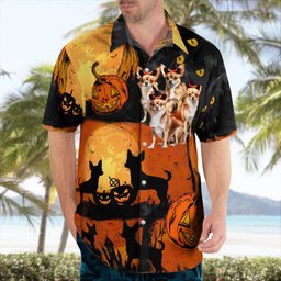 Chihuahua Halloween Hawaii Shirt