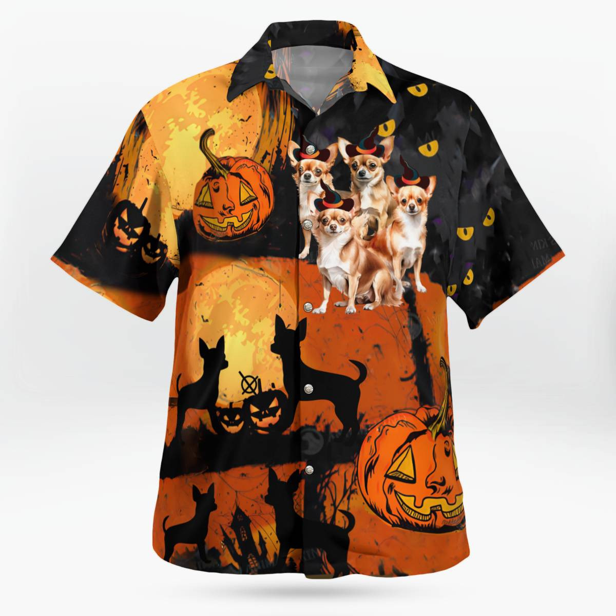 Chihuahua Halloween Hawaii Shirt