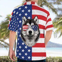 Alaskan Malamute AOP Hawaii Shirt