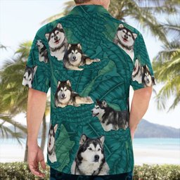 Alaskan Malamute AOP Hawaii Shirt