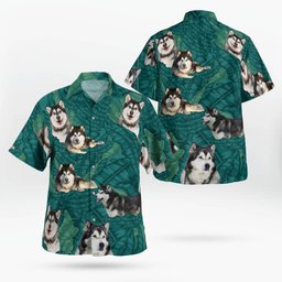 Alaskan Malamute AOP Hawaii Shirt
