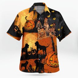 Bloodhound Halloween AOP Hawaii Shirt