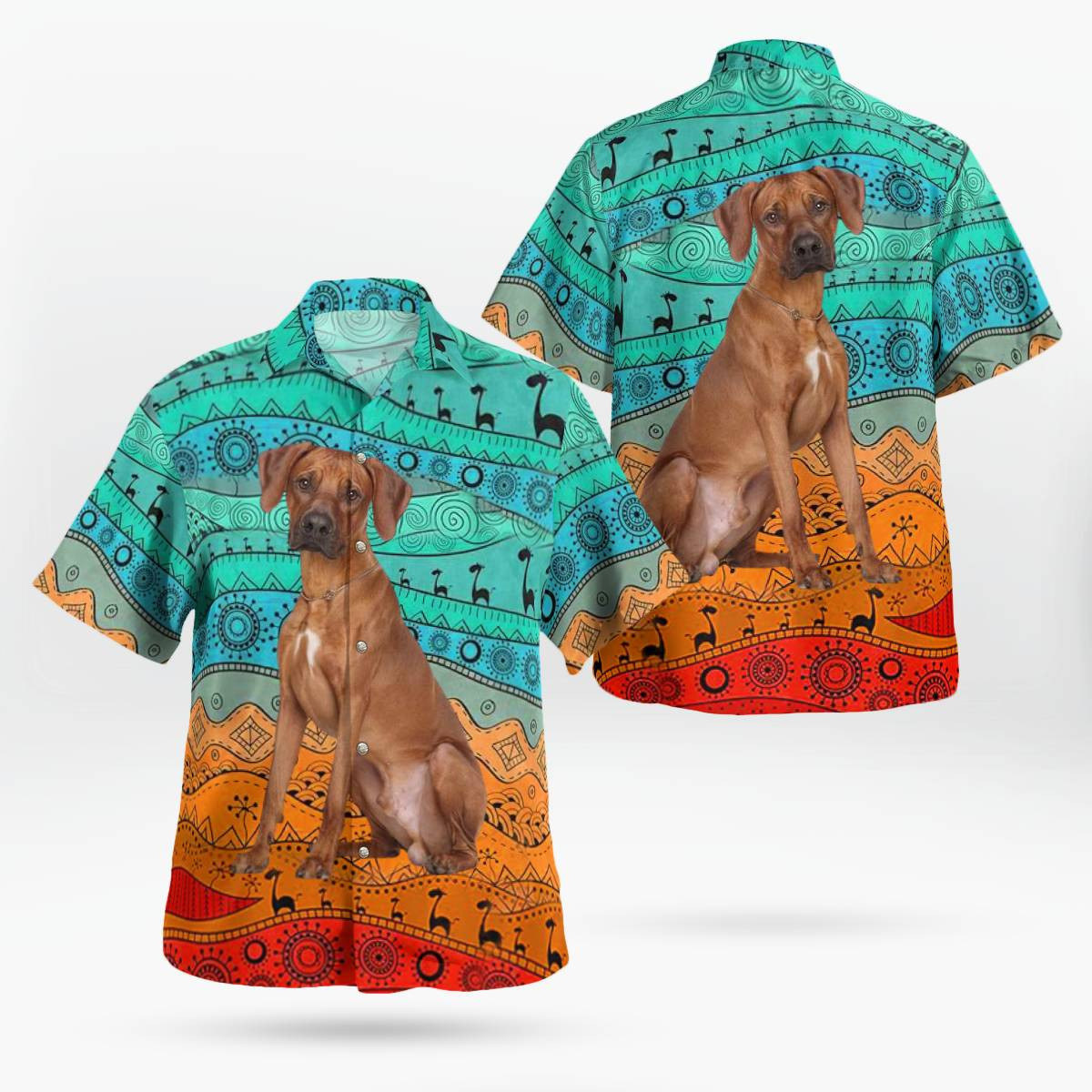 Rhodesian Ridgeback AOP Hawaii Shirt