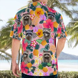 Raccoon Hawaii Shirt