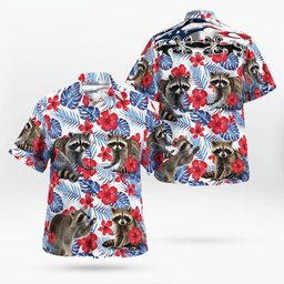 Raccoon Hawaii Shirt