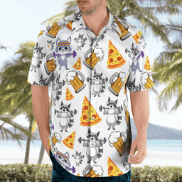 Raccoon Hawaii Shirt