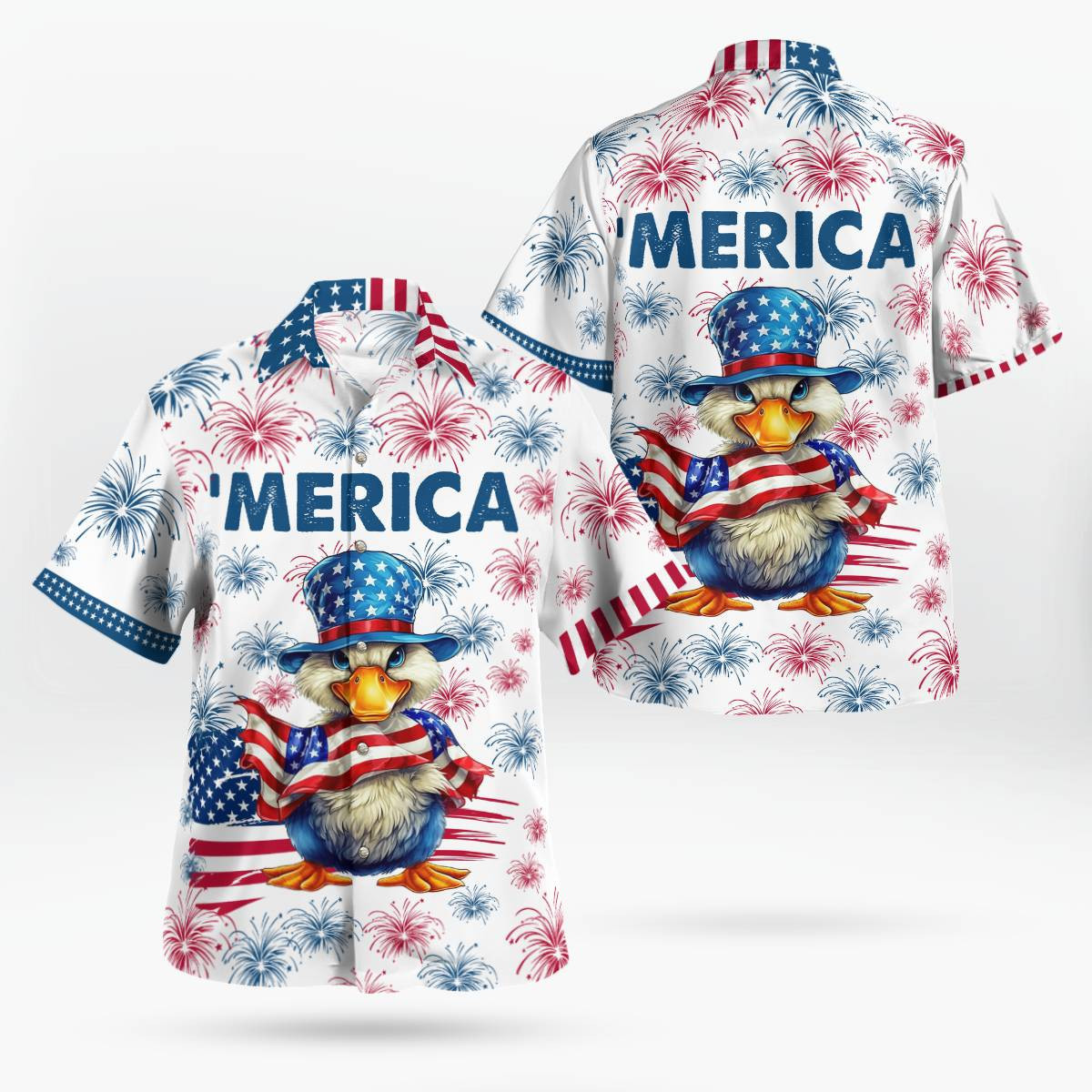 Duck AOP Hawaii Shirt