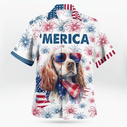Cocker Spaniel AOP Hawaii Shirt