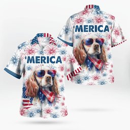 Cocker Spaniel AOP Hawaii Shirt