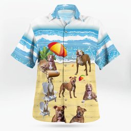 Pitbull AOP Hawaii Shirt
