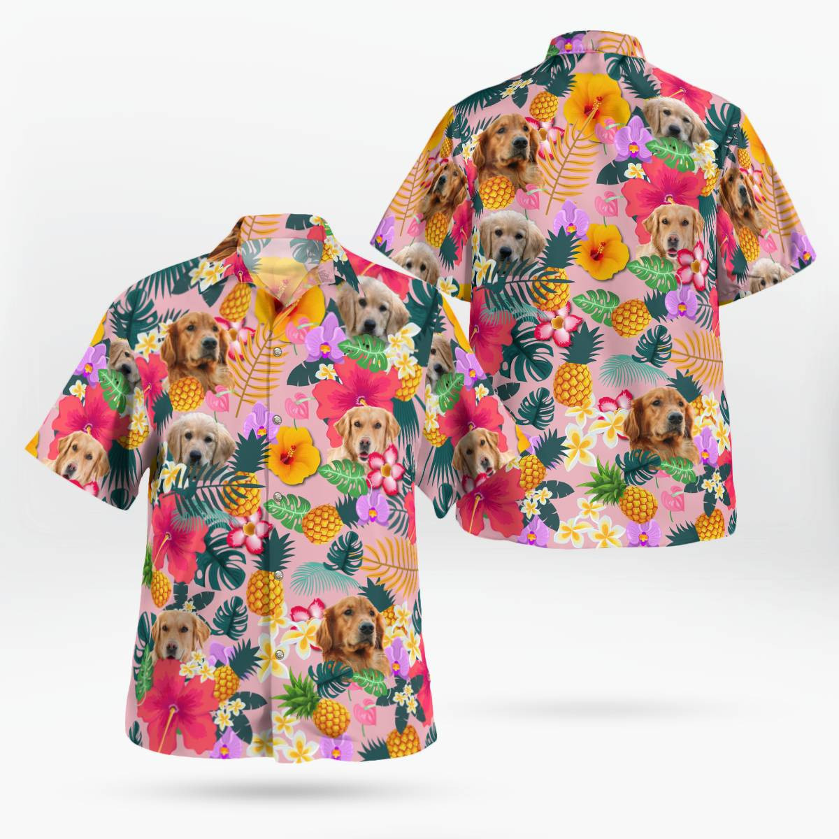 Golden Retriever Hawaii Shirt