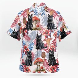 Black Cat AOP Hawaii Shirt