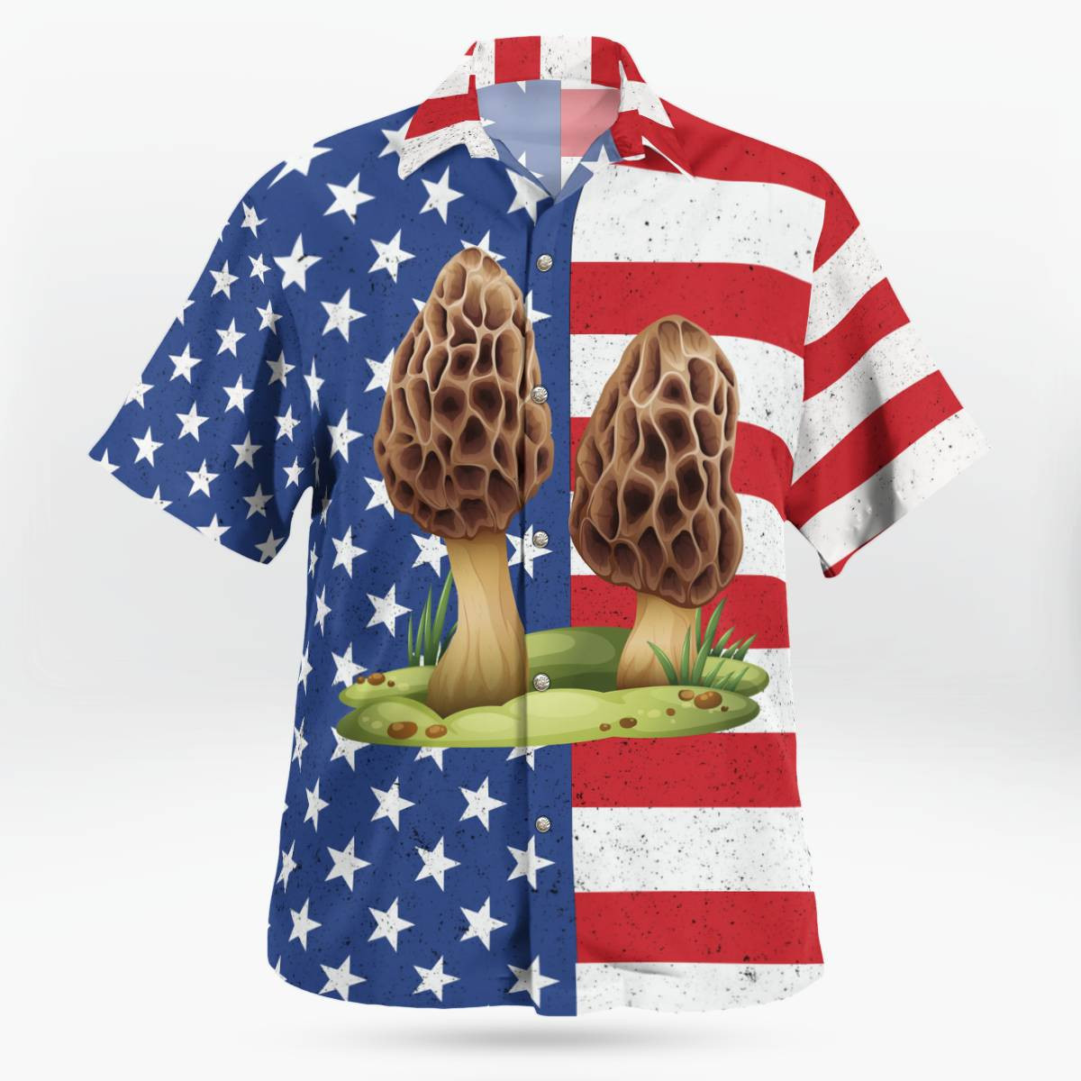 Morel Mushroom AOP Hawaii Shirt