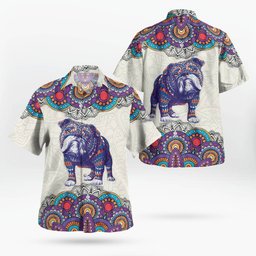 English Bulldog AOP Hawaii Shirt