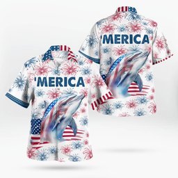 Dolphins AOP Hawaii Shirt