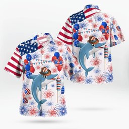 Dolphins AOP Hawaii Shirt