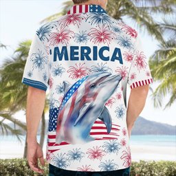 Dolphins AOP Hawaii Shirt