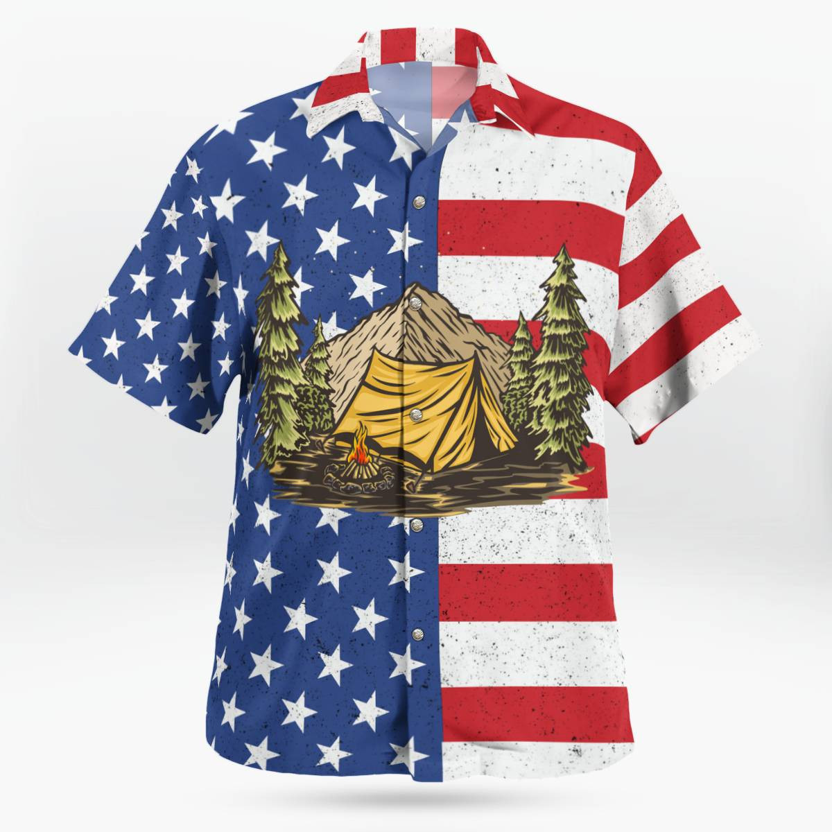 Camping AOP Hawaii Shirt