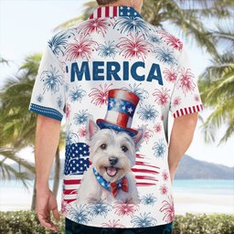 Westie AOP Hawaii Shirt