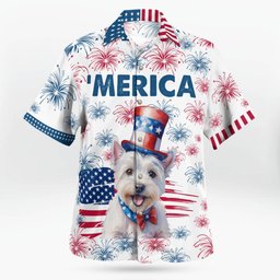 Westie AOP Hawaii Shirt