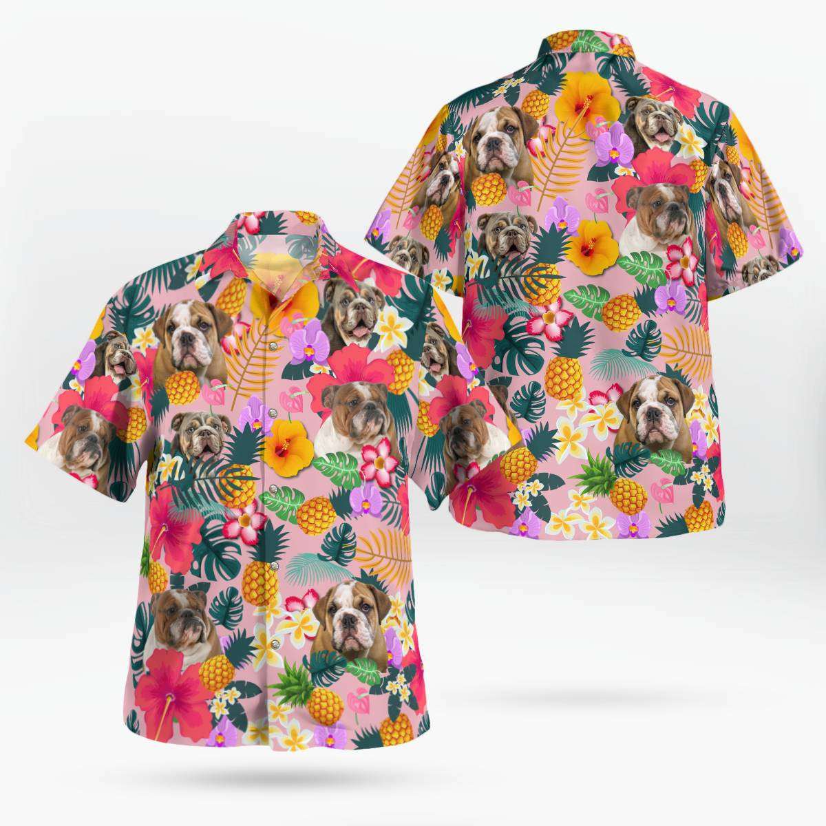 Bulldog Hawaii Shirt