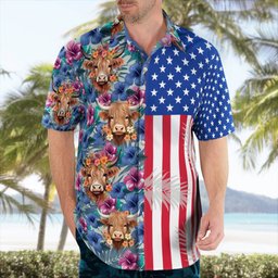 Cow AOP Hawaii Shirt