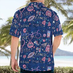 Fitness AOP Hawaii Shirt
