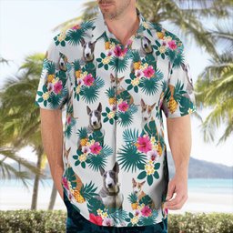 Bull Terrier Hawaii Shirt