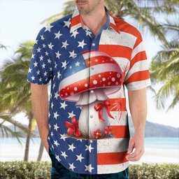 Mushroom AOP Hawaii Shirt