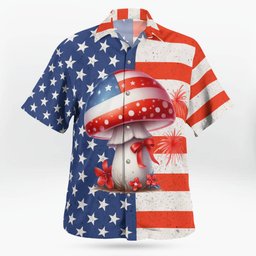 Mushroom AOP Hawaii Shirt