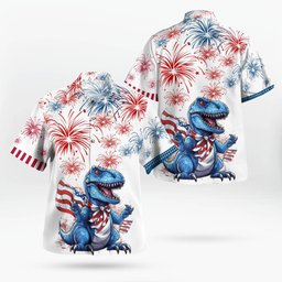 Dinosaur AOP Hawaii Shirt