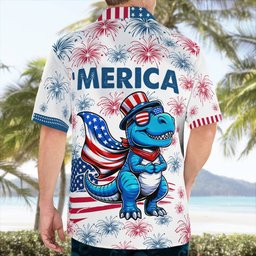 Dinosaur AOP Hawaii Shirt