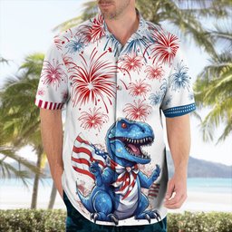 Dinosaur AOP Hawaii Shirt