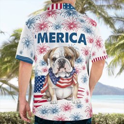 Bulldog AOP Hawaii Shirt