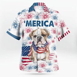 Bulldog AOP Hawaii Shirt