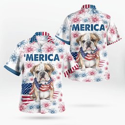 Bulldog AOP Hawaii Shirt