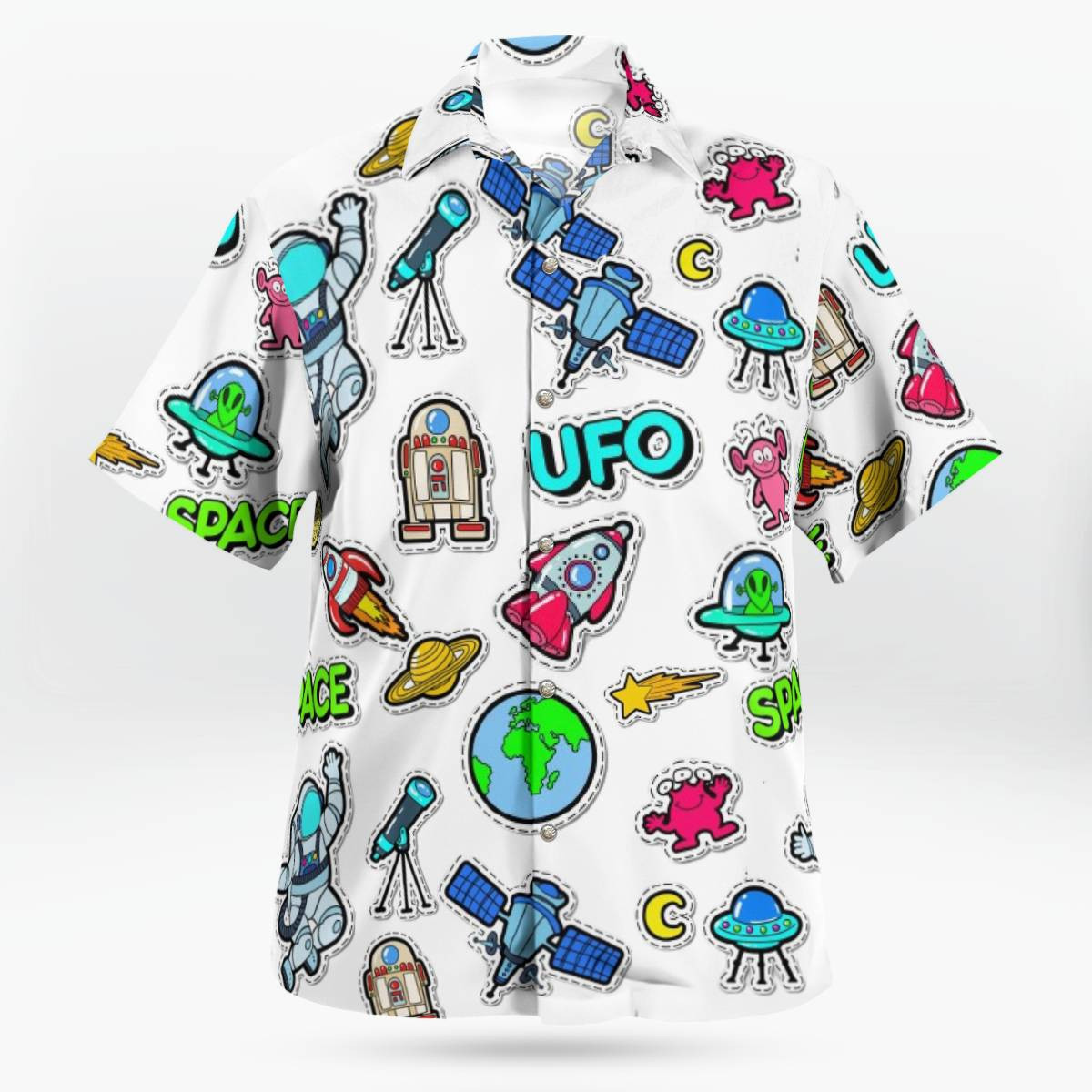 Ufo AOP Hawaii Shirt
