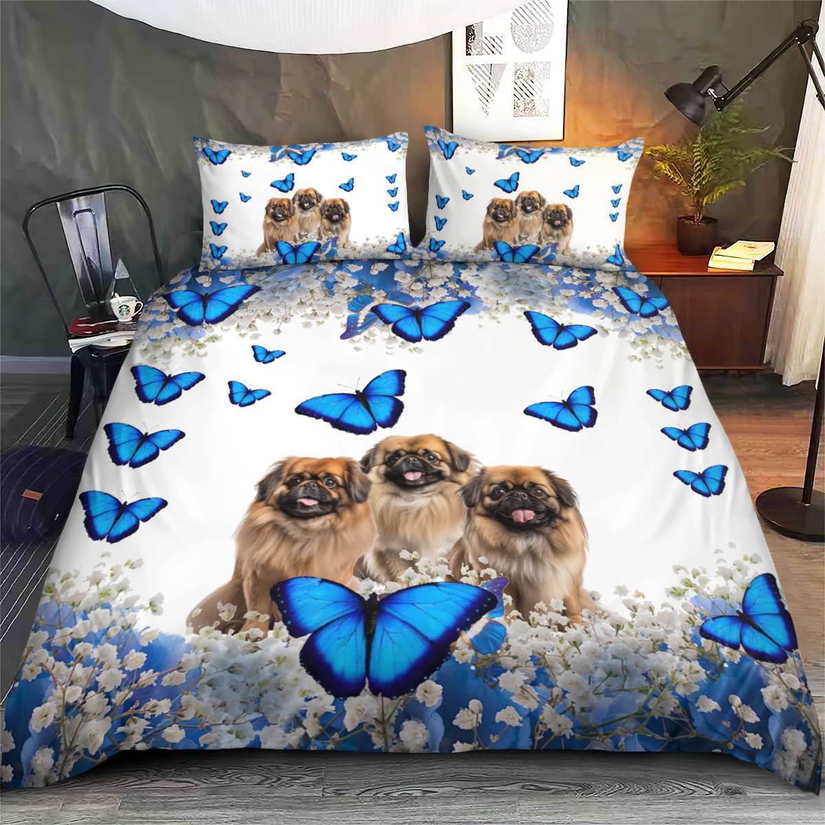 Pekingese Bedding Set