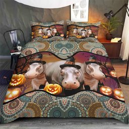 Hippo Halloween Bedding Set
