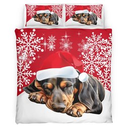 Christmas Dog Bedding Set