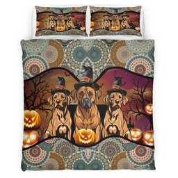 Rhodesian Ridgeback Halloween Bedding Set