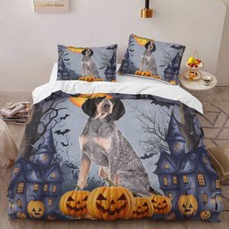 Bluetik Coonhound Halloween Bedding Set