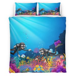 Scuba Diving Bedding Set
